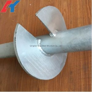 Customized Helix Shaft Manufactured for Solar Power System Screw Pile Foundation