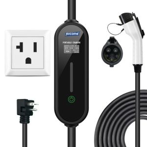 China Type Two Ev Charger Portable Level 2 Electric Car Charger 7kw Nema 14-50 Box on sale
