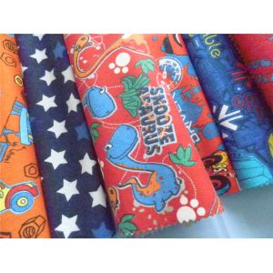 Good Elasticity Custom Flannel Fabric Water Resistant 40% Polyester 60% Cotton