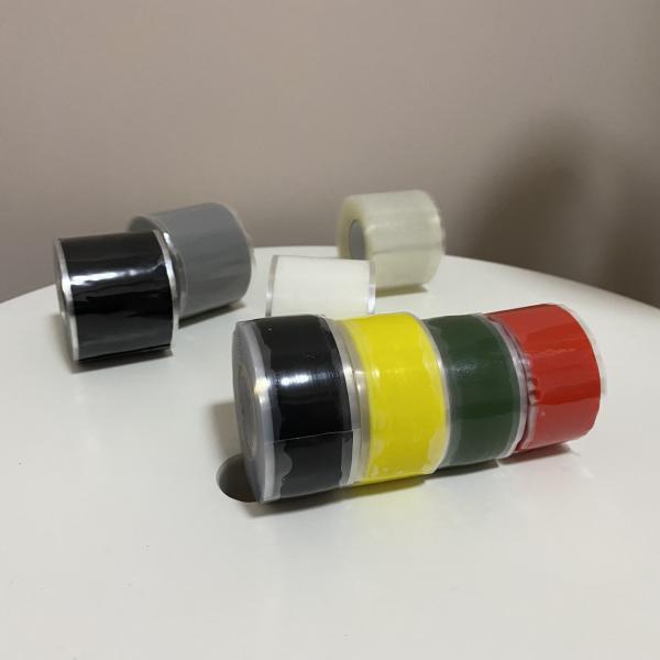 Multi Colored Self Fusing Silicone Tape / Silicone Rubber Electrical Tape Anti