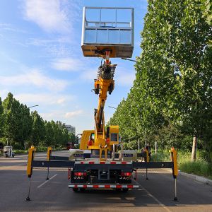 27m elevating aerial working platform truck jmc chassis high altitude operation