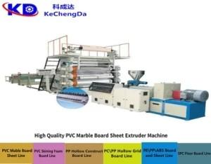 Cheap 450kg/H PVC Sheet Production Line Plastic Sheet Extrusion Machine 2 - 6mm Plate for sale