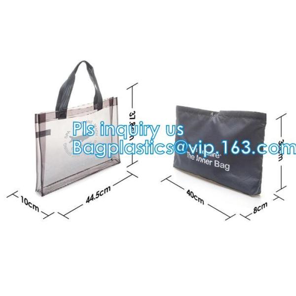 fashion pvc mirror vinyl shopping bag with printing, Recyclable Durable Clear