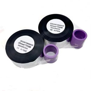 55mm width wax resin near edge thermal transfer ribbon for Markem X40 printer