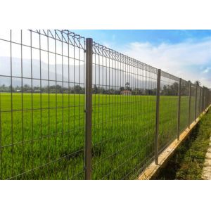Roll Top Weld BRC Galvanized Wire Mesh Fencing 914mm Width