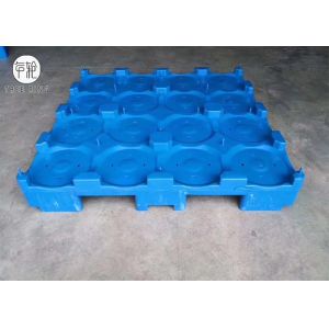 Single Faced 16 Bottles Poly Pallets Stackable Balance 5 Gallon Water Bottles