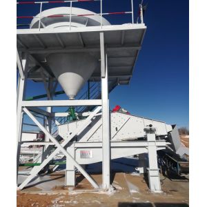 Glass Grade Sand Making Machine with Hydraulic Classifier and Video Outgoing