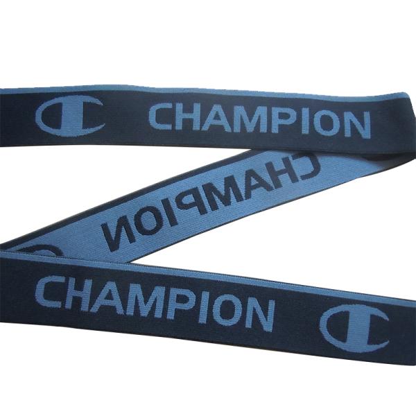 Eco - Friendly Webbing Tape Jacquard Elastic Waistband With Custom Printed Logo