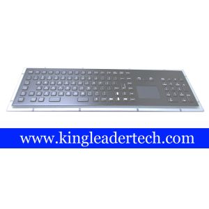 Stainless Steel Industrial Keyboard With Touchpad IP65 Liquid-Proof With 103