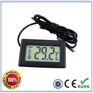 TL8009A Indoor Outdoor Mini Digital Temperature Gauge With Meter Sensor Wire