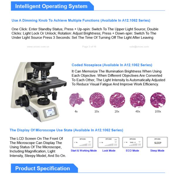 Opto-Edu A12.1061 Abbe Condenser Binocular 22mm Laboratory Biological Microscope