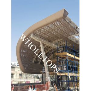 1.5mm to 8.0MM Perforated Metal Sheet Facade Aluminium Panels 3003 Alloy