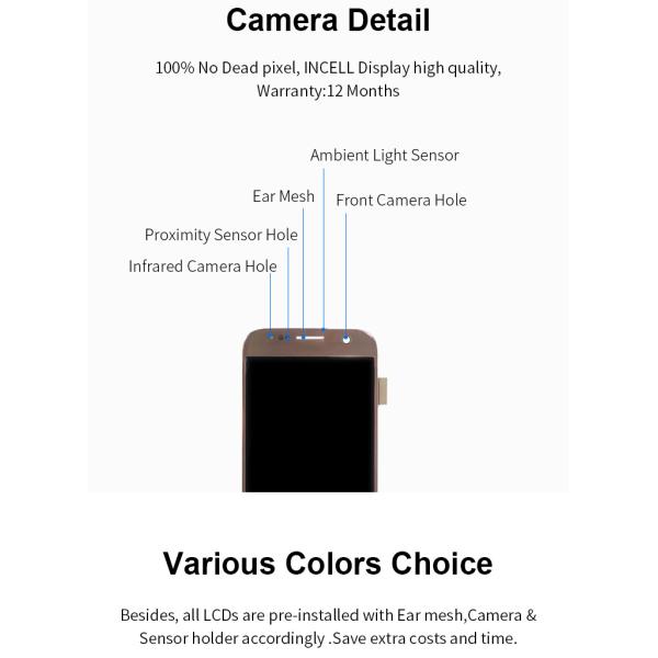 ESR Technology Cell Phone OLED Screen Digitizer Dispaly With Frame