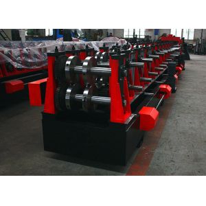 Automatic Adjustable C Purlin Forming Machine Pre - Cutting Type CE Certificated