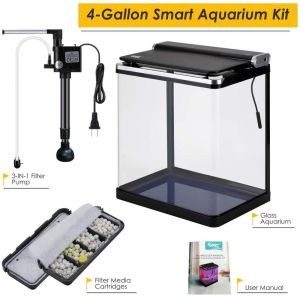Smart 4 Gallon Desktop Betta Office Fish Tank
