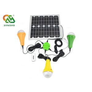 ODM Dimmable 3pcs*3W LED Solar Emergency Lights 5200mah For Universities