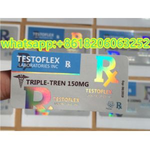 DECA 300 10ml Vial Labels PET Material For Pharmaceutical Use