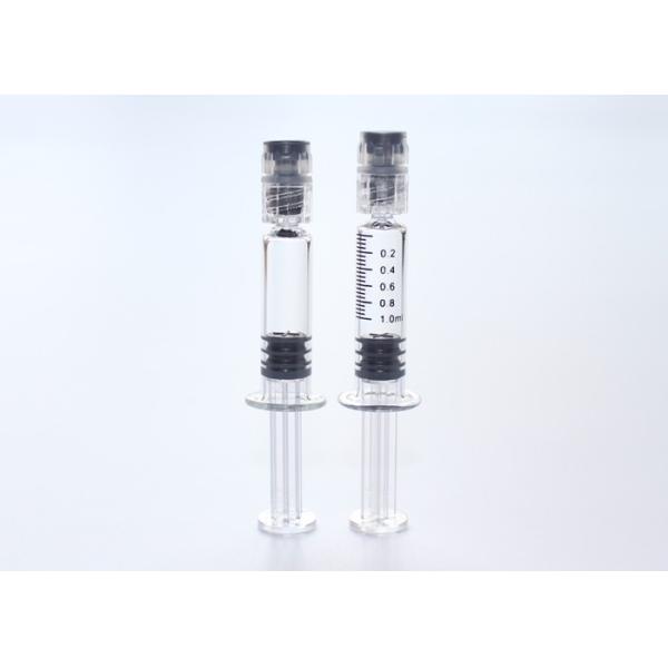 Quality Neutral Glass Prefilled Luer Lock Tip Syringe 1ml Capacity CE Approval wholesale
