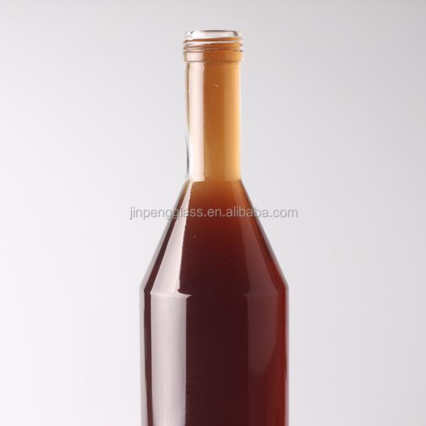 Body Material Glass Handmade Transparent Bottle Transparent Glass Liquor Bottle