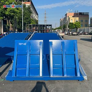 Portable Heavy Duty Loading Ramp 10m Steel Design For 10t Cargo