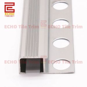China Square Nose Step Edge Trim Stair Nosing Trim Molding 12mm Enhance Safety with Anti Slip Design on sale