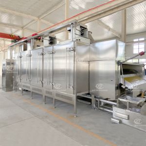 Fully Automatic High Efficiency Large Capacity Continuous Nuts Roaster 300kg/h