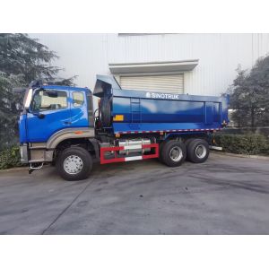 SINOTRUK HOWO Tipper Dump Truck 6 × 4 10 Wheels RHD 380Hp U Type One Warning