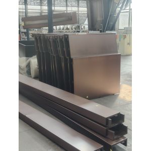 Aluminum Alloy Panel Coffee Color Anti-mulitple Errosion Unconventional Shapes Aluminium Facade Wall Fluorocarbon Coated Upgrade Exterior Wall