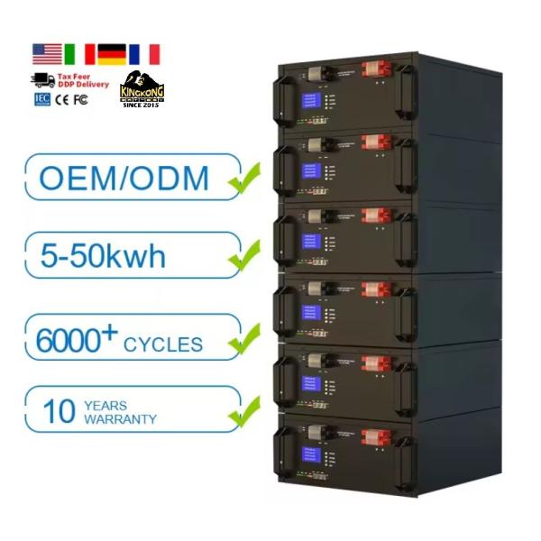 Quality Cycle Life 6000 Times 51.2V 300ah 100Ah Lifepo4 Lithium Ion Batteries For Solar Power wholesale