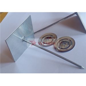 Galvanized Steel Self Adhesive Insulation Pins To Secure Rockwool Insulation