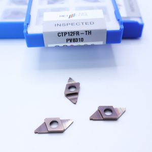 Cheap Grade PV8310 Cemented Carbide CNC Carbide Insert for Cut-Off CTP PVD Coated Parting Off Indexable Inserts CTP12FR-TH for sale