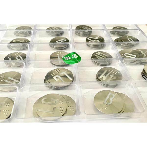 Modern Design Elevator Button Faceplate with Customized Characters for Office