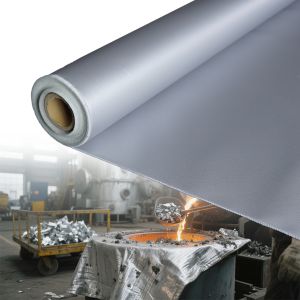 Fire Resistant Barrier Silicone Coated Fiberglass Fabric with Temperature