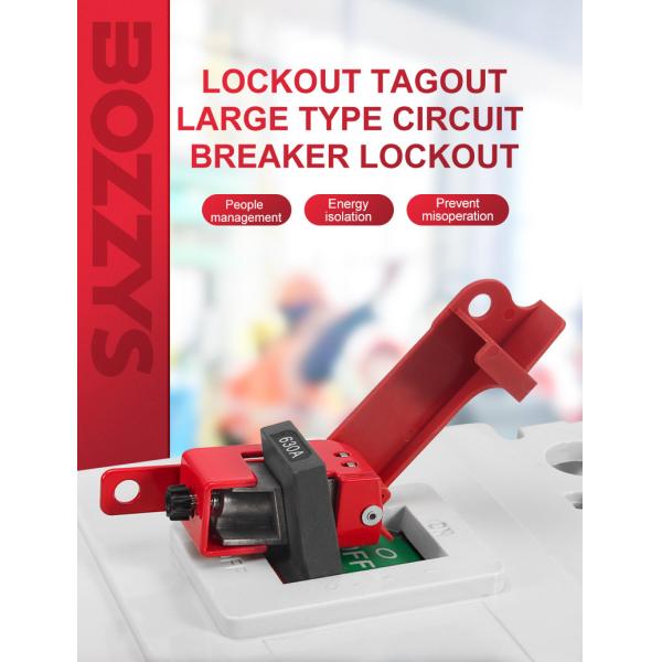 Loto Universal Medium Size Compact Grip Tight Circuit Breaker Lockout Device for Electrical Insulation Lockout/Tagout