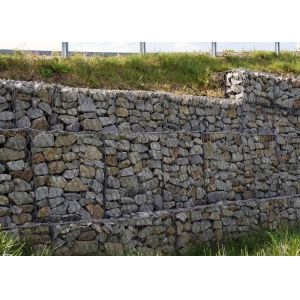 Cheap Galfan Coated Reinforced Gabion Mesh For Slope Support And Foundation Pit Support for sale