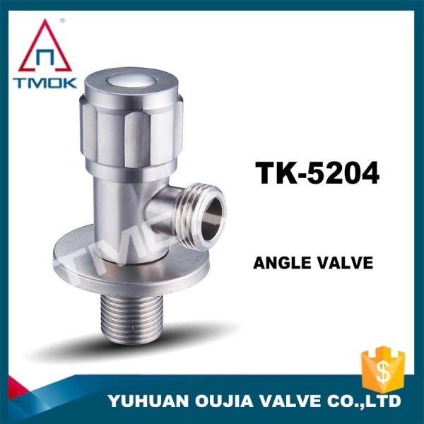 1/2*3/4" stainless steel angle valve male NPT thread control valve return flow