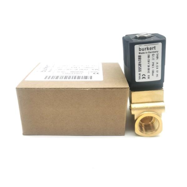 Quality Industrial Solenoid Valve 00085337 G1 1/4 2/2 Normally Closed 32 Flow Hole FKM (Fluororubber) Sealed Brass Valve Body AC24V 8W 1-25bar wholesale