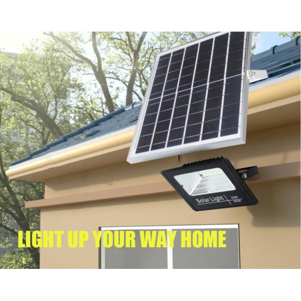 400Lm SAA Solar Panel Flood Lights 32WH Battery Operated Outdoor Remote Control