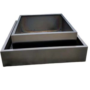 120cm square tree planter aluminum modern steel planter for tree
