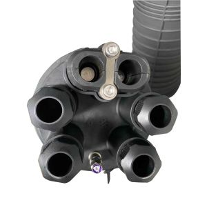 Optical Fiber Cable Joint Closure PP+GF material IP68, joint box fiber optic