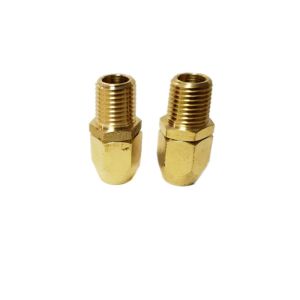 Interstate Pneumatics 3/8" Reusable Hose End Repair Fitting 1/4" NPT Male