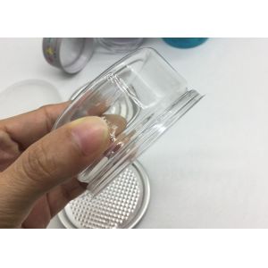 Mini Plastic Food Containers With Lid Easy Open Can Herb Tea Packaging