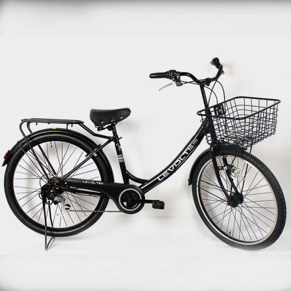 Adults Carbon City Bikes 24 Inch Classic Retro Bicycles Six Speed