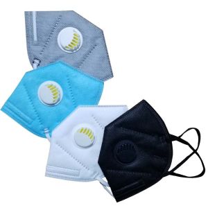 Outdoor Foldable Ffp2 Mask Three Layers Protection Filtration Bacterial