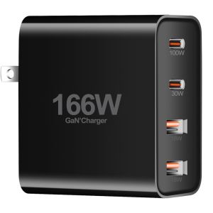 USB Type C 130w 166w GaN Charger PD Fast Charge Usb-c Power Adapter Fast