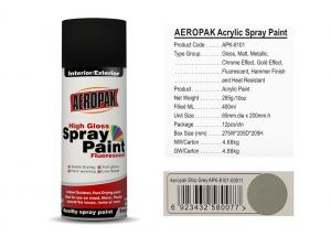 China Ship Grey Car Spray Paint 400ml Volume SGS For Building / Furniture on sale