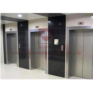 1m/S Tinanium Mirror Stainless Steel MRL Passenger Elevator With Portable