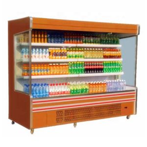 White Led Adjustable Shelf Lighting Multideck Open Chiller