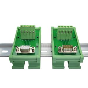DB9 D Sub 9 Pin Single End Male Female Connectors Terminal Block Breakout Board