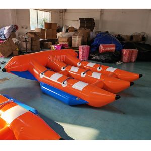 Factory Air Sealed Towable Inflatable Flying Fish Floating Banana Boat